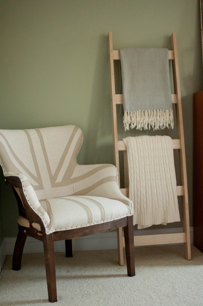 The Jack Chair from Vintage Home South is a great piece, as are the woven blankets.